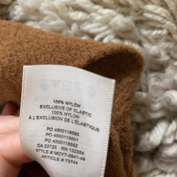 Wilfred Free Hush Knit V Neck Chestnut Brown Sweater - Picture 6 of 9